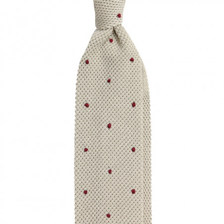 Cream burgundy white polka dots Cream burgundy white polka dots