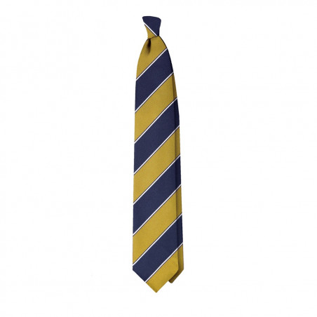 Jacquard regimental navy e giallo Jacquard regimental navy e giallo