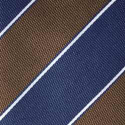 Brown and navy jacquard stripes 2