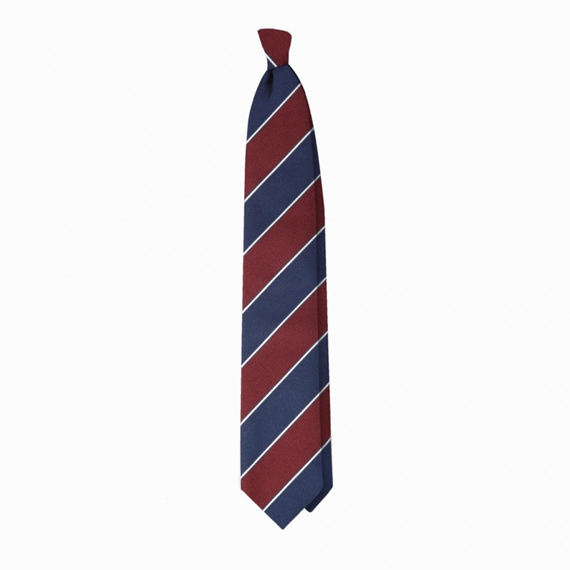 Bordeaux and navy jacquard stripes