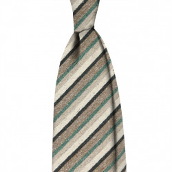 Green and Beige Stripes