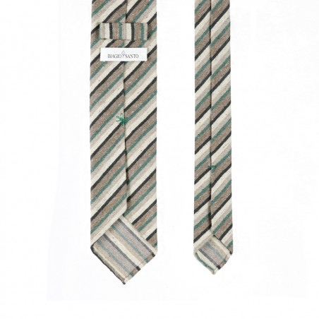 Green and Beige Stripes