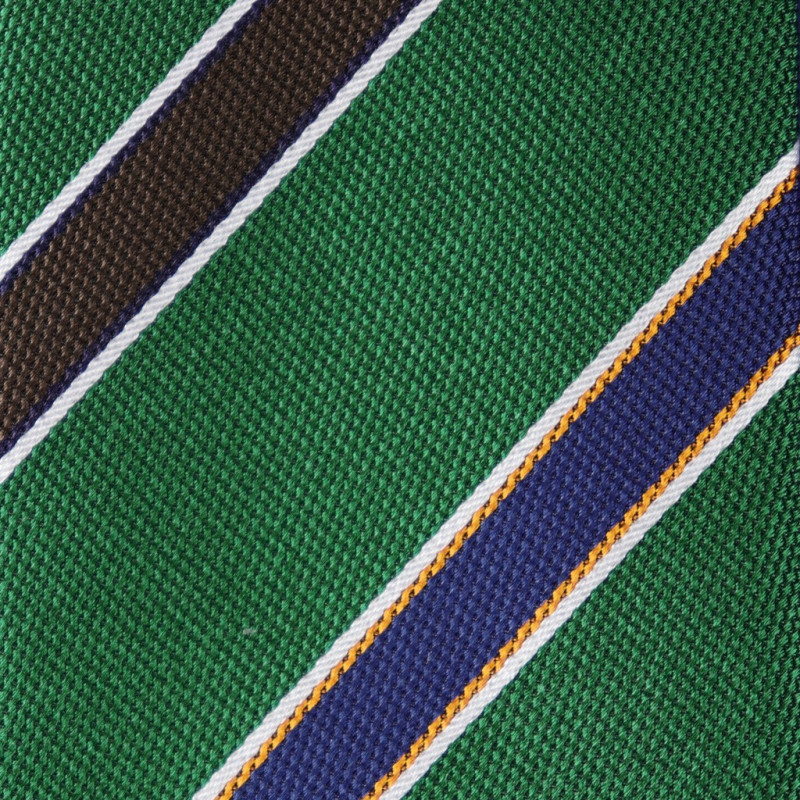 Bordeaux and Navy Stripes on Green Jacquard Bordeaux and Navy Stripes on Green Jacquard