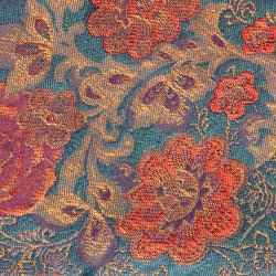 Multiflower Jacquard Gold-Orange 2