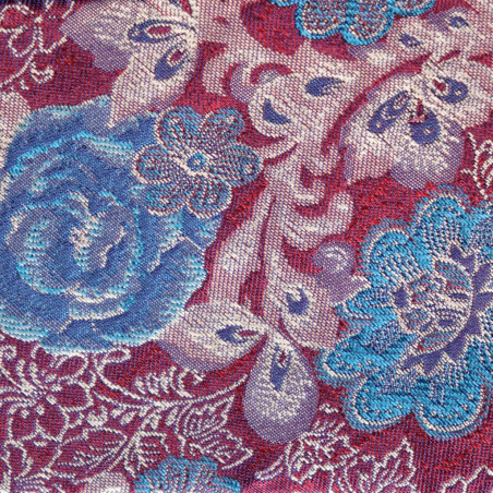 Multiflower Jacquard Borgogna Multiflower Jacquard Borgogna