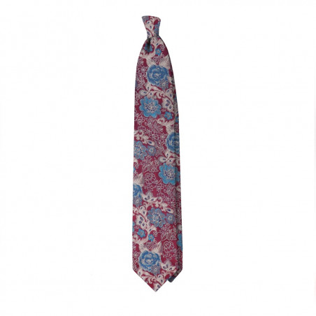 Multiflower Jacquard Borgogna Multiflower Jacquard Borgogna