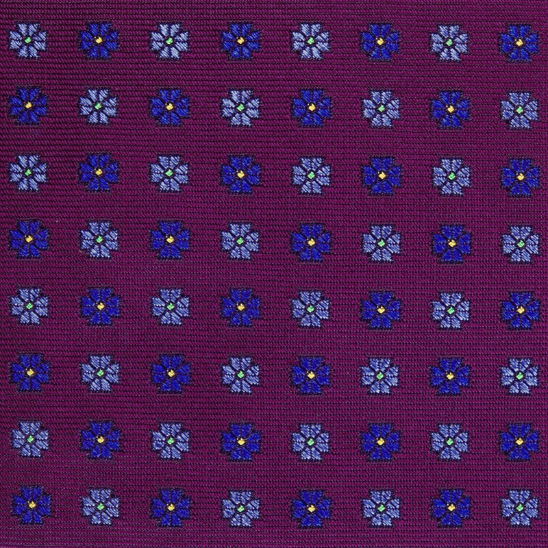 Flowers on Magenta Flowers on Magenta