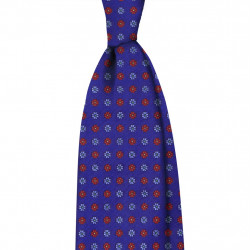 Flowers on Royal Blue