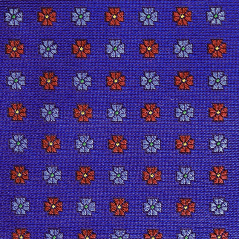 Flowers on Royal Blue