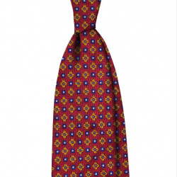 Red geometric pattern