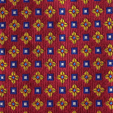 Red geometric pattern