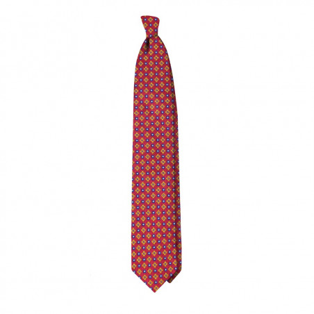 Red geometric pattern
