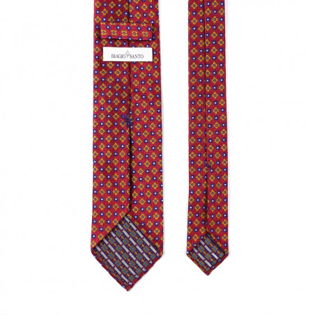 Red geometric pattern