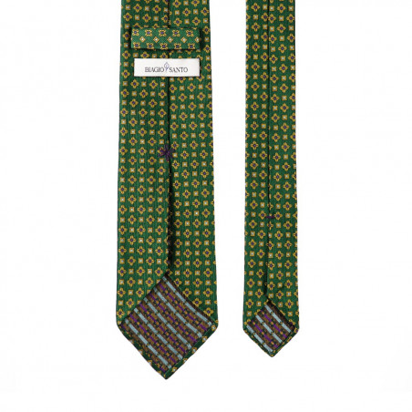 Fantasia geometrica su verde Fantasia geometrica su verde