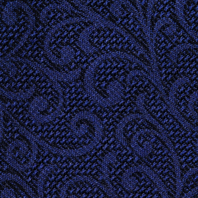 Garza paisley tono su tono blu