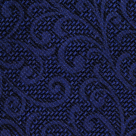 Garza paisley tono su tono blu