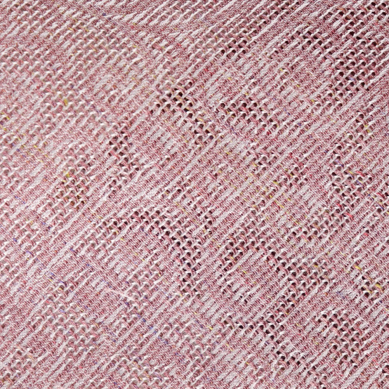 Pink paisley grenadine tone on tone