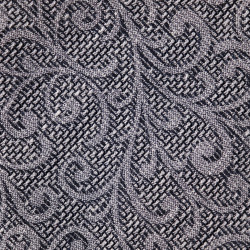 Grey paisley grenadine tone on tone 2