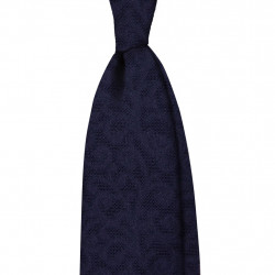 Garza paisley tono su tono navy