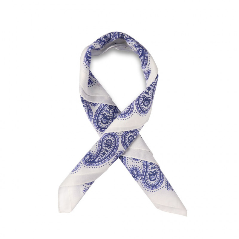 Foulard da collo bianco