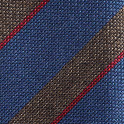 Riga in garza blu e marrone 2