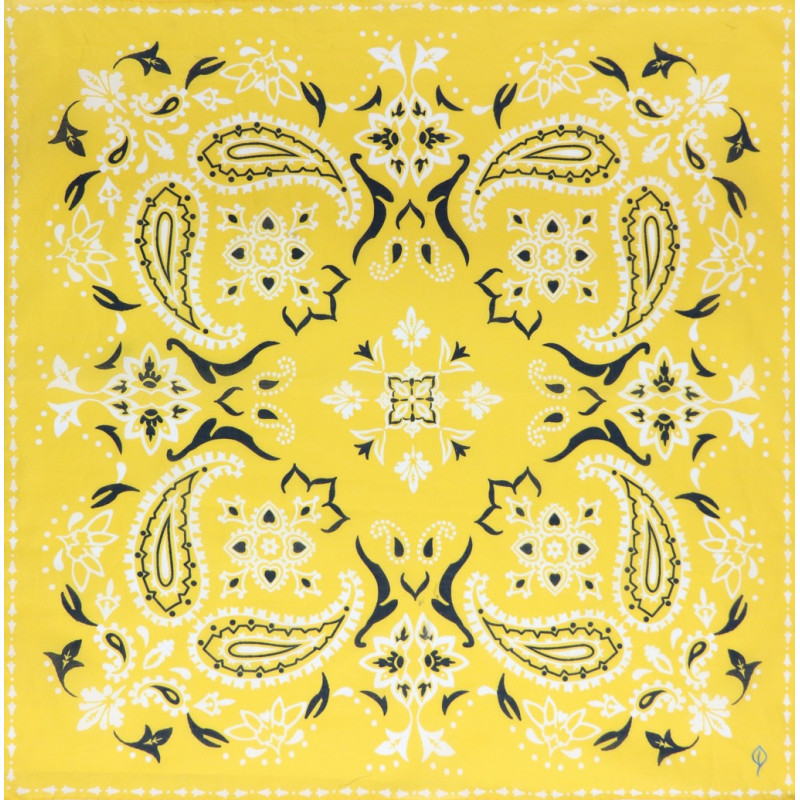 Foulard da collo giallo