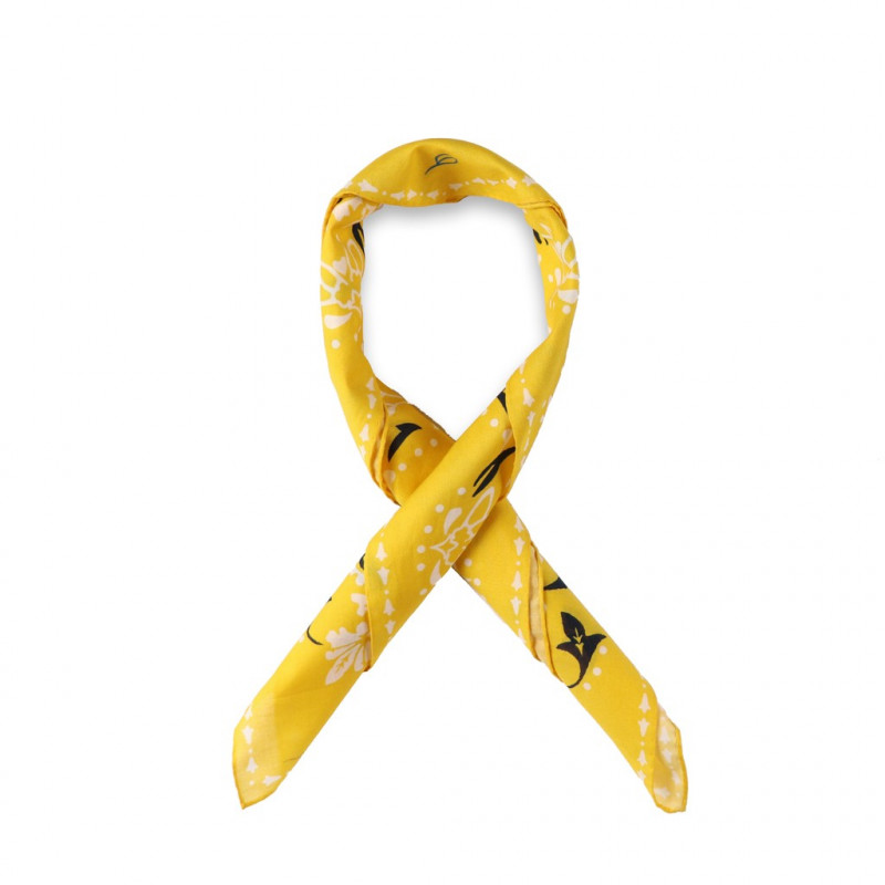 Foulard da collo giallo