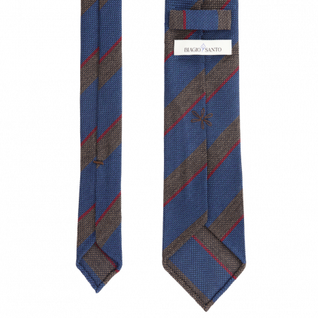 Blue brown grenadine stripes