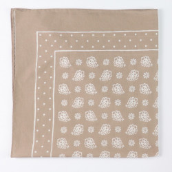 Foulard da collo beige 2