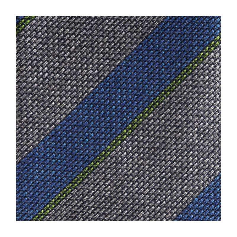 Riga in garza blu e grigio Riga in garza blu e grigio