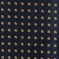 7 folds navy grenadine yellow micro-pattern 2