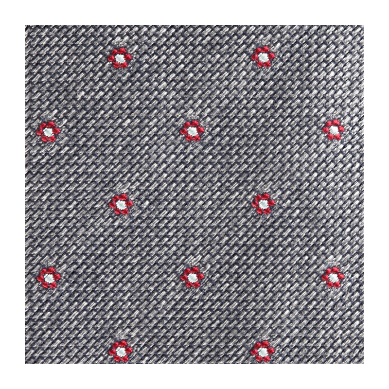 7 folds grenadine flower grey