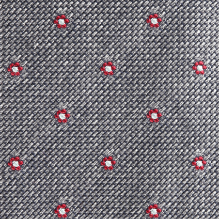 7 folds grenadine flower grey