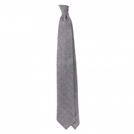 7 folds grenadine flower grey
