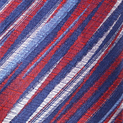 Multirighe 7 pieghe rosso su Jacquard 2