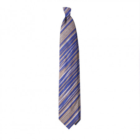 Multirighe marrone chiaro 7 pieghe su Jacquard