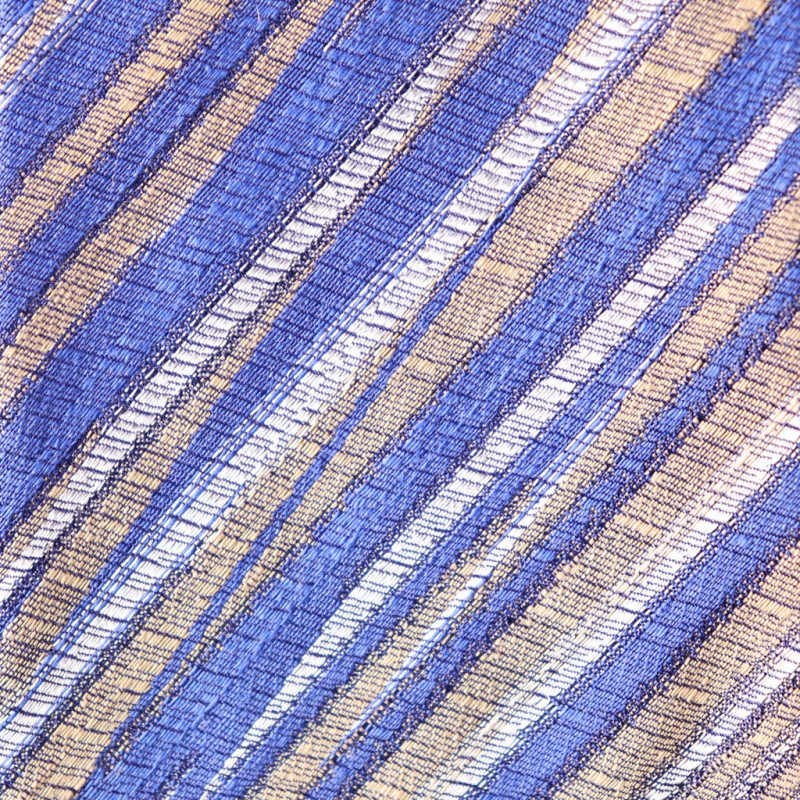 7 folds multistripes light brown jacquard