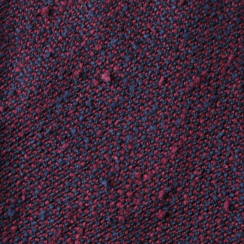 7 folds shantung melange navy and burgundy