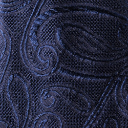 7 folds navy grenadine paisley 2