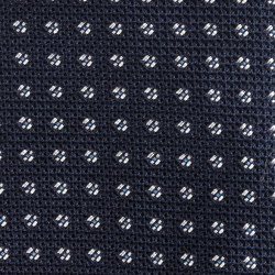 Navy grenadine white micro-pattern 2