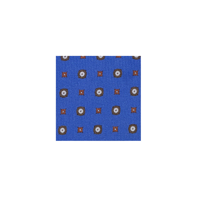 Cravatta MICRO DISEGNO BLU NAPOLI