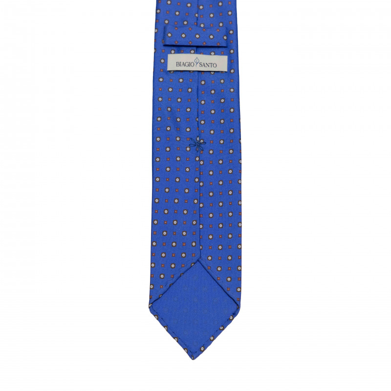  FRENCH BLUE SMALL PATTERN tie