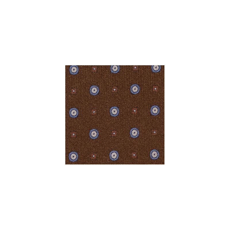  BROWN SMALL PATTERN tie