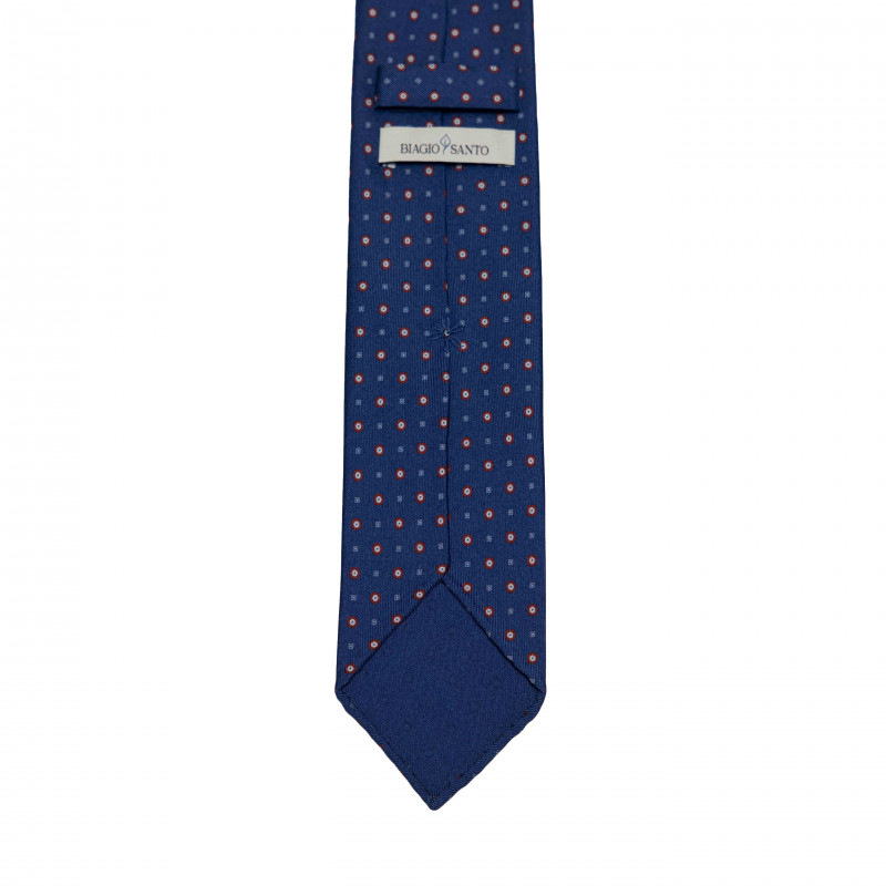  BLUE MARINE SMALL PATTERN tie