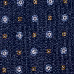 NAVY MICRO PATTERN tie 2