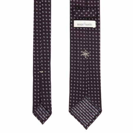 Burgundy grenadine micro-pattern Burgundy grenadine micro-pattern