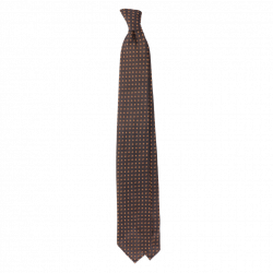 Brown grenadine micro-pattern