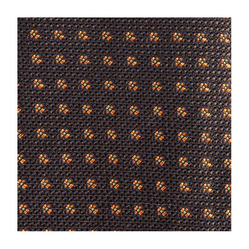 Brown grenadine micro-pattern