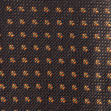 Brown grenadine micro-pattern