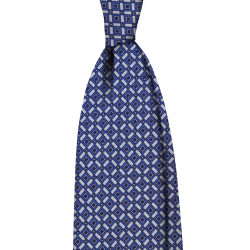 Cravatta QUADRATINI BLU REALE